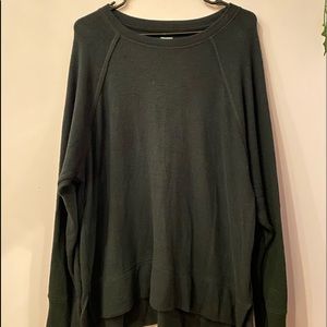 Aerie Black Women’s Oversized Crewneck. Size Small. Great condition.